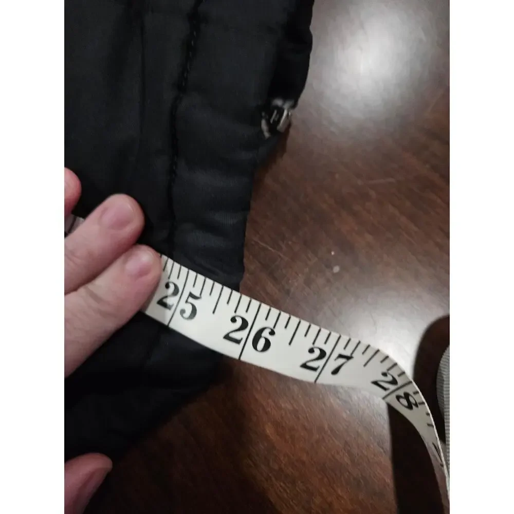 Land's End Black Puffer Jacket Fleece-lined Size XS 2 4 Women's - Picture 11 of 11